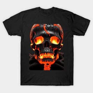 skull with lava T-Shirt